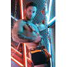 Breedwell Harnais Neo Camo Noir-orange Neon